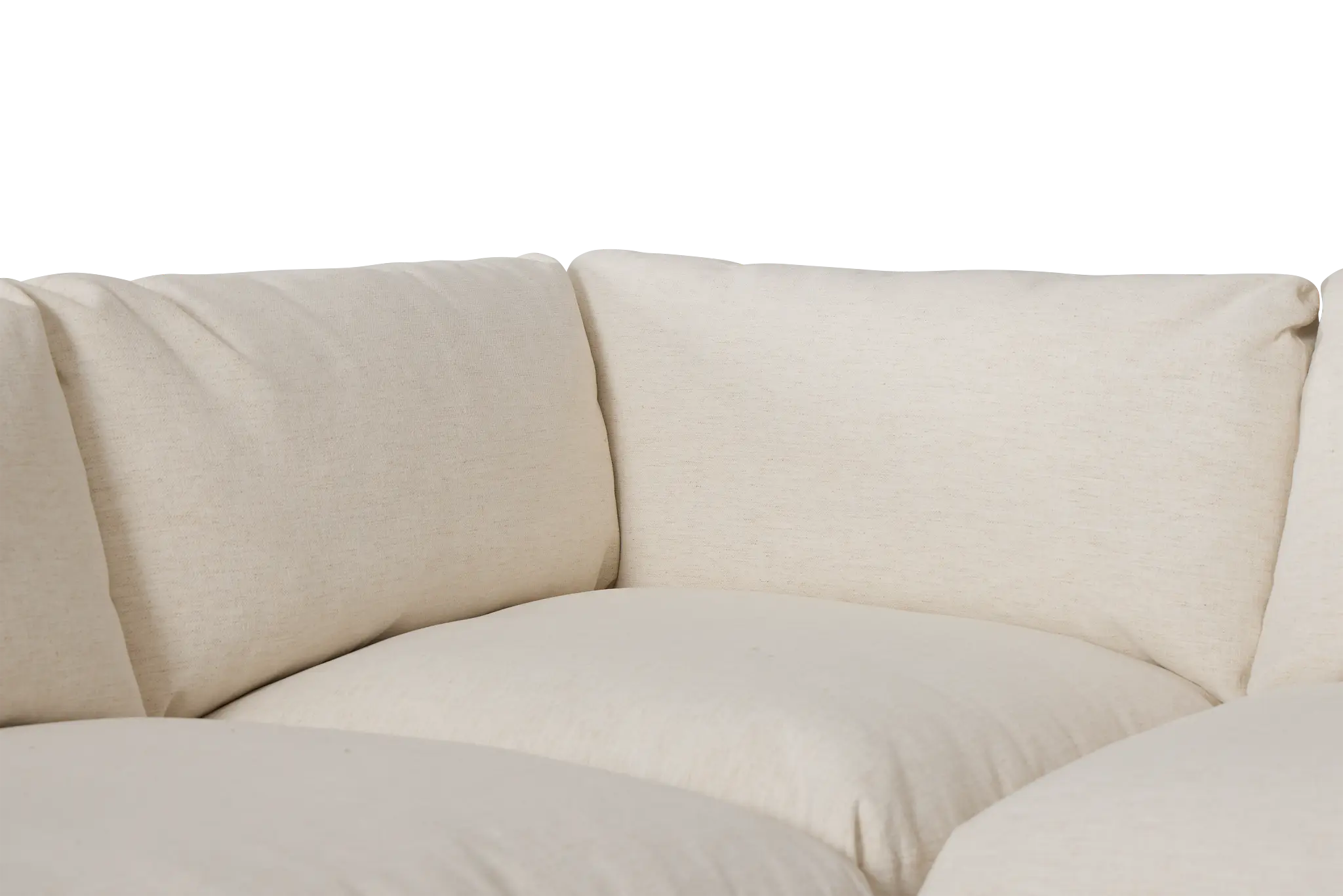 Serena White Fabric 8-piece Modular Sectional Serena White Fabric 8-piece Modular Sectional