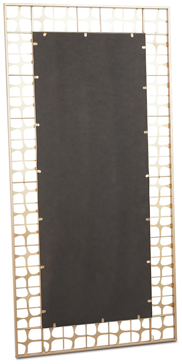 Kelby Gold Metal Floor Mirror (2)