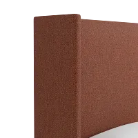 Captiva Elite Medium Brown 60" Upholstered Shelter Bed