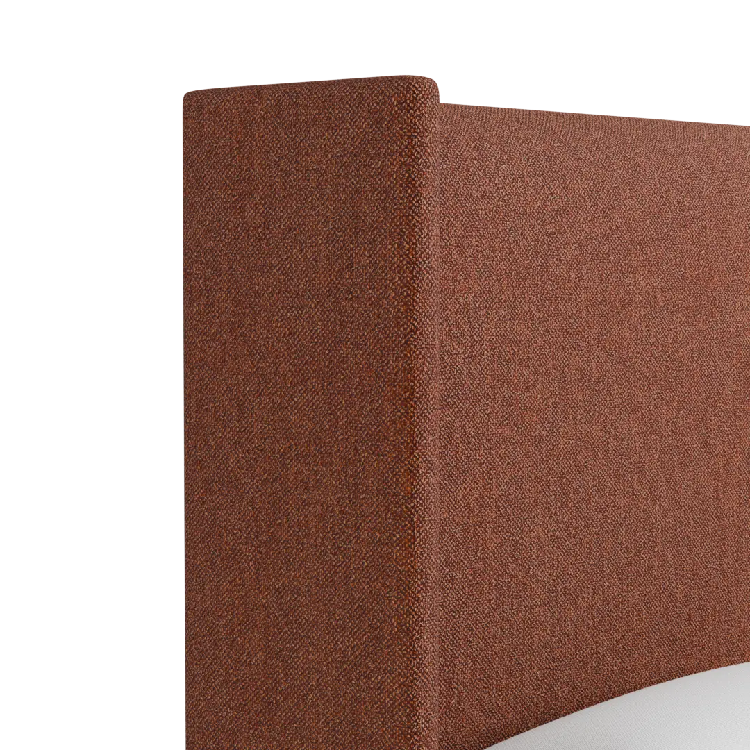 Captiva Elite Medium Brown 60" Upholstered Shelter Bed Captiva Elite Medium Brown 60" Upholstered Shelter Bed