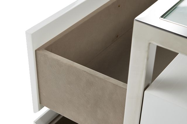 Miami White Nightstand
