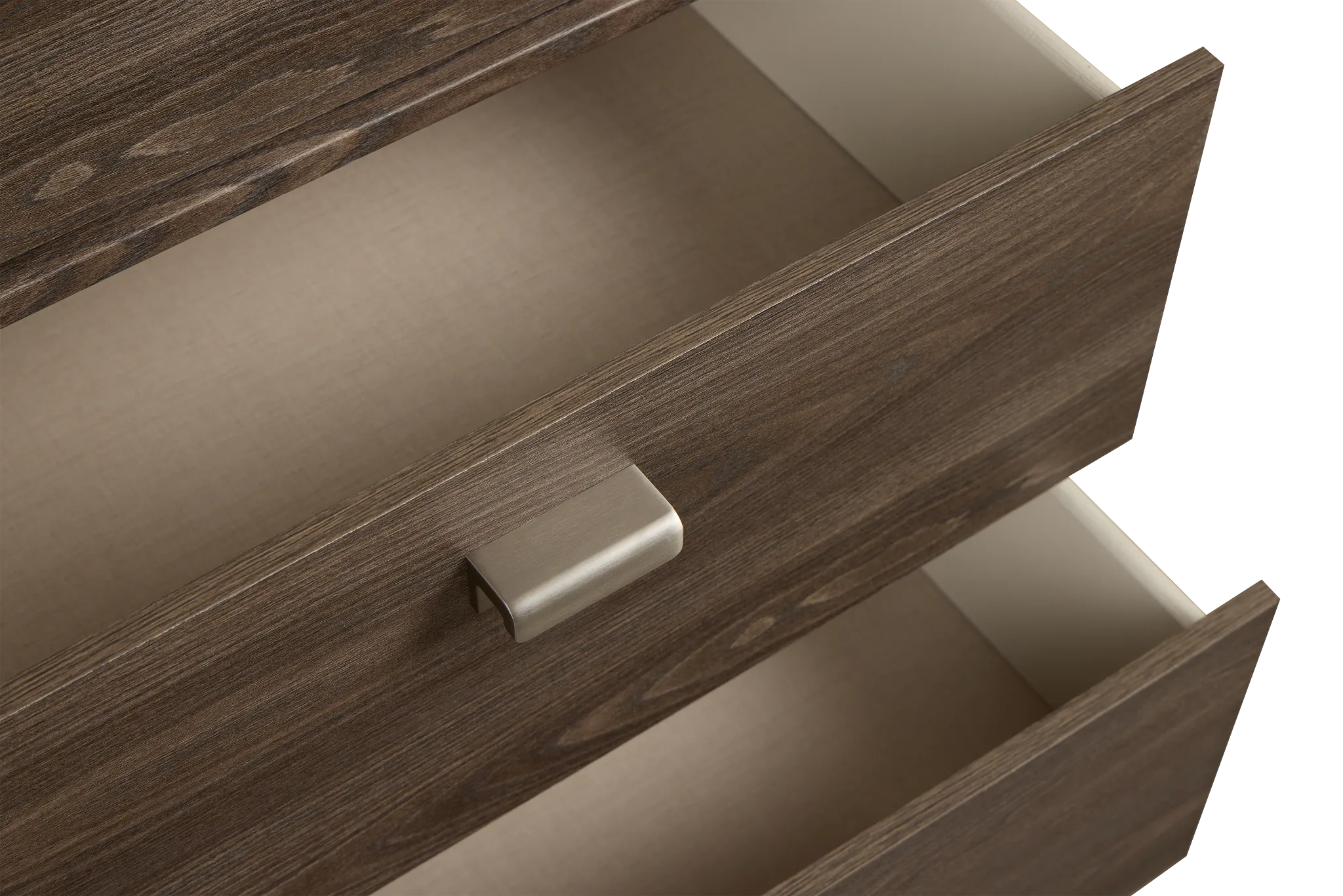 Warren Two-tone Stone Dresser & Mirror