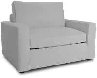 Siesta Suave White Fabric Innerspring Sleeper