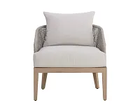 Ukiah Gray Accent Chair With Light Gray Cushions
