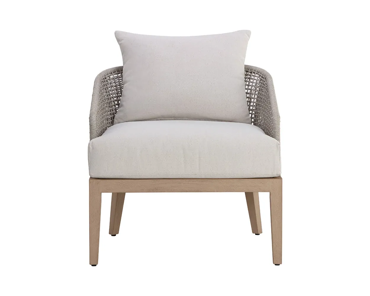 Ukiah Gray Accent Chair With Light Gray Cushions