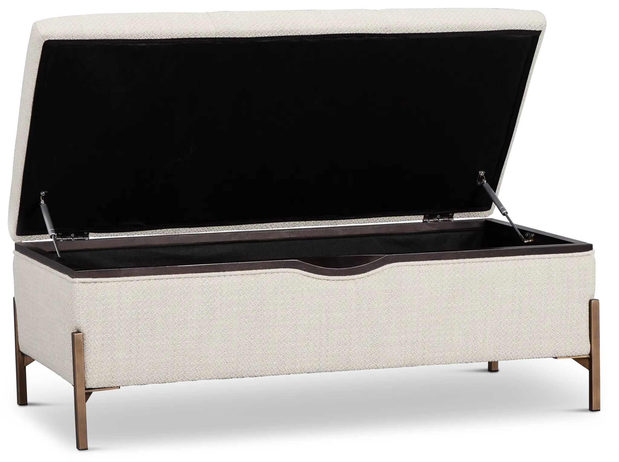 Karissa Dark Beige Rect Storage Accent Ottoman Karissa Dark Beige Rect Storage Accent Ottoman