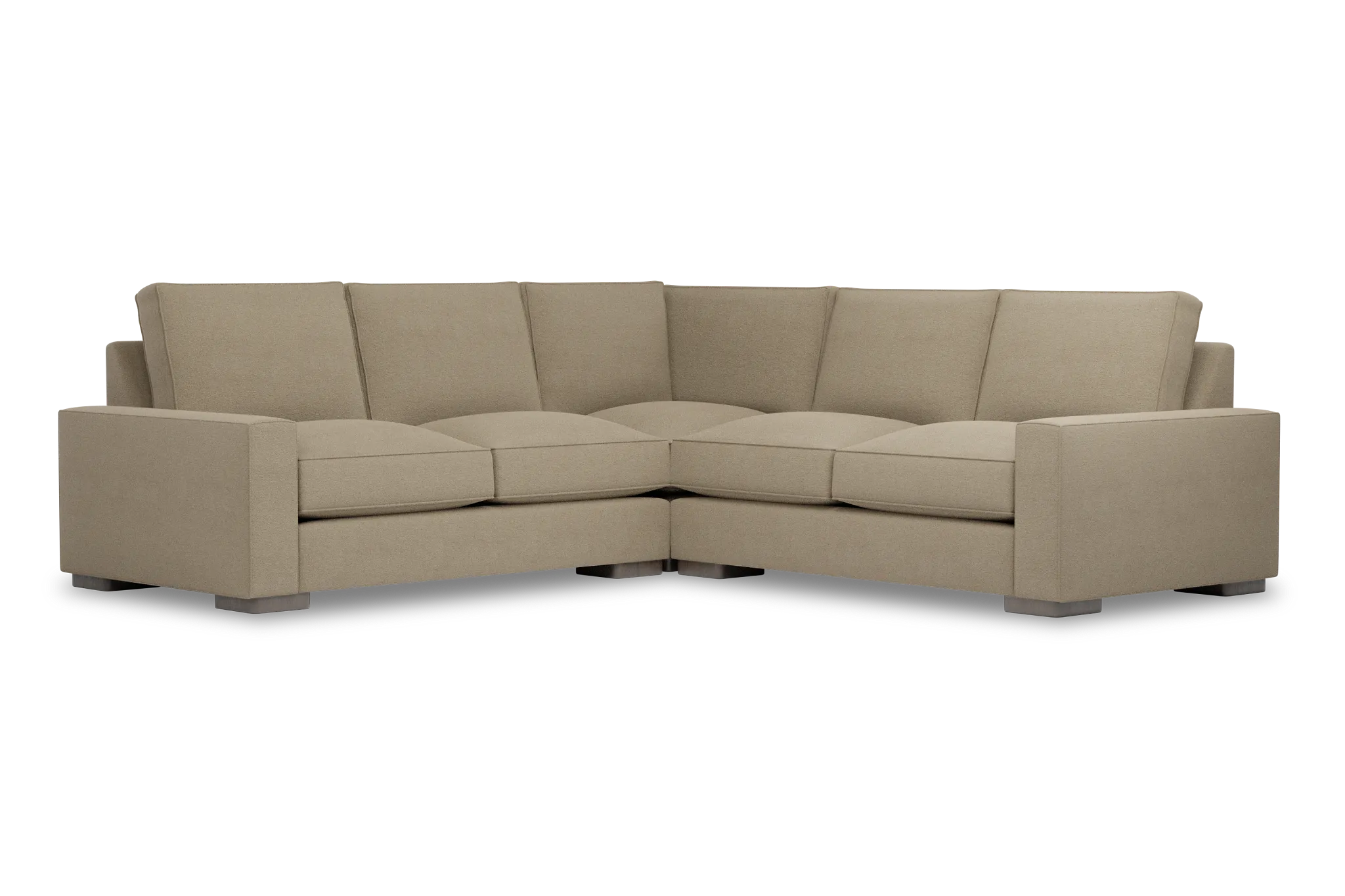 Edgewater Elite Taupe Small Two-arm Sectional