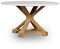 Nantucket Two-tone Pine Round Table