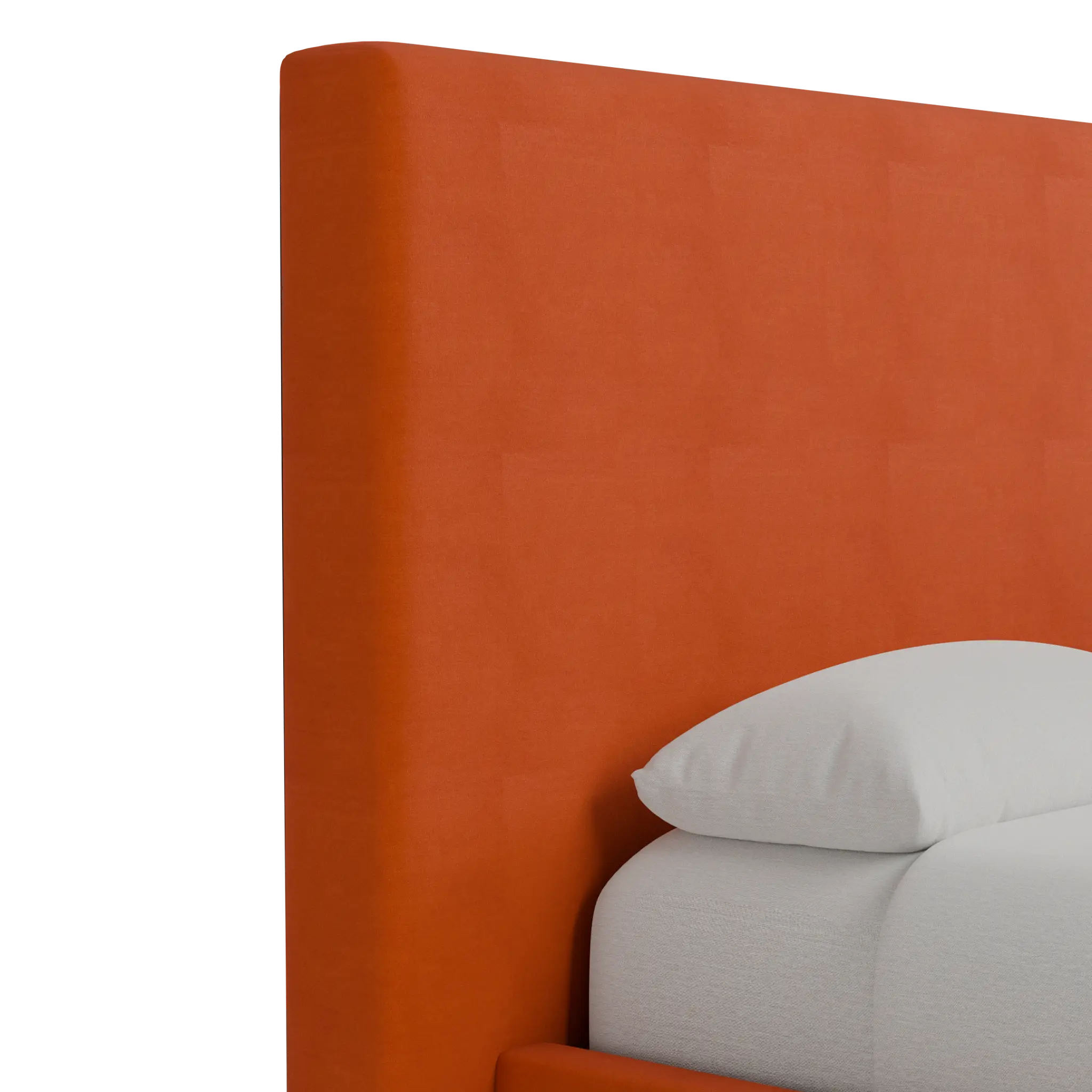 Grayton Joya Orange 54" Upholstered Platform Bed Grayton Joya Orange 54" Upholstered Platform Bed