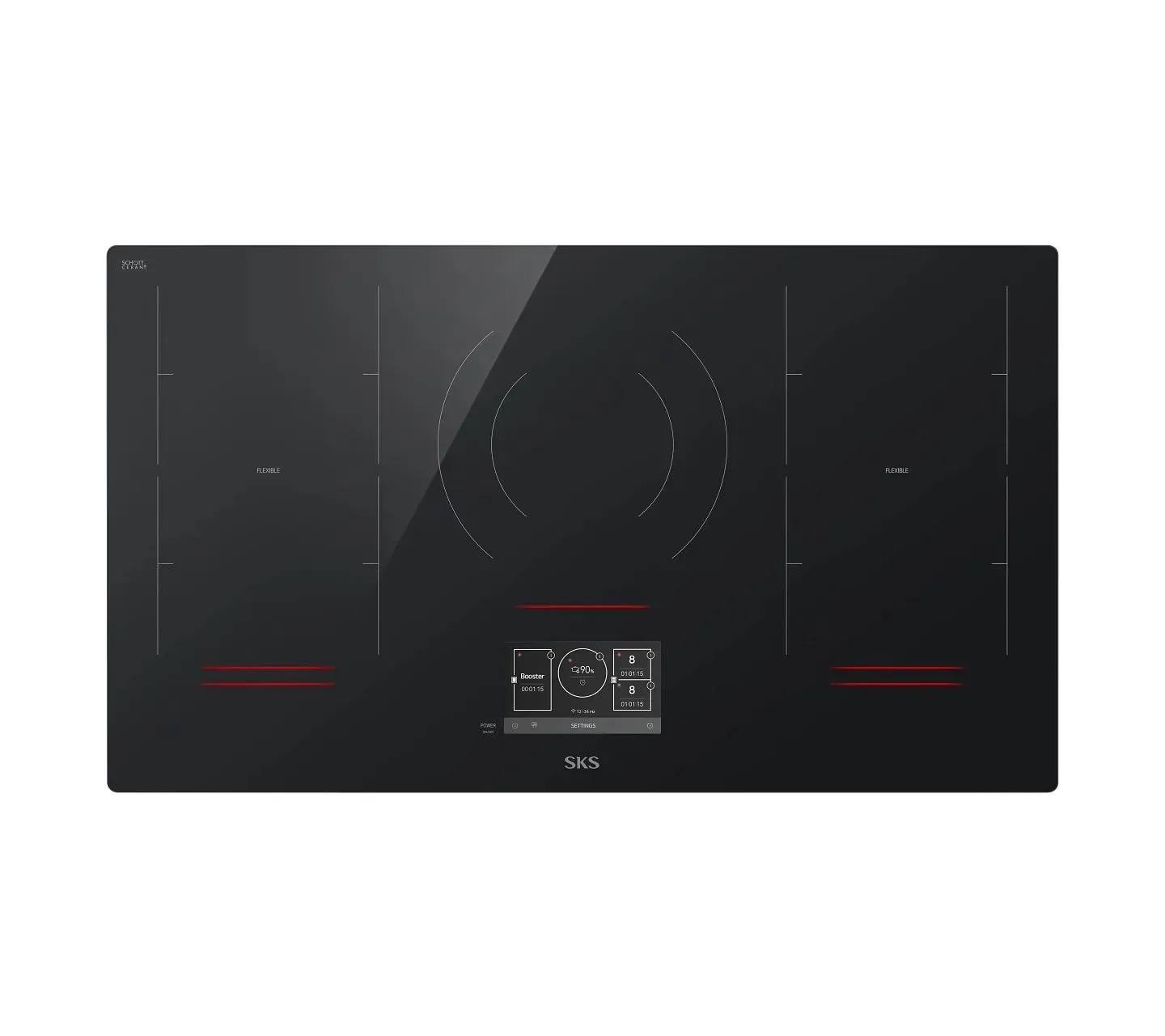 Sks 3601 Series Black 36" Induction Cook Top