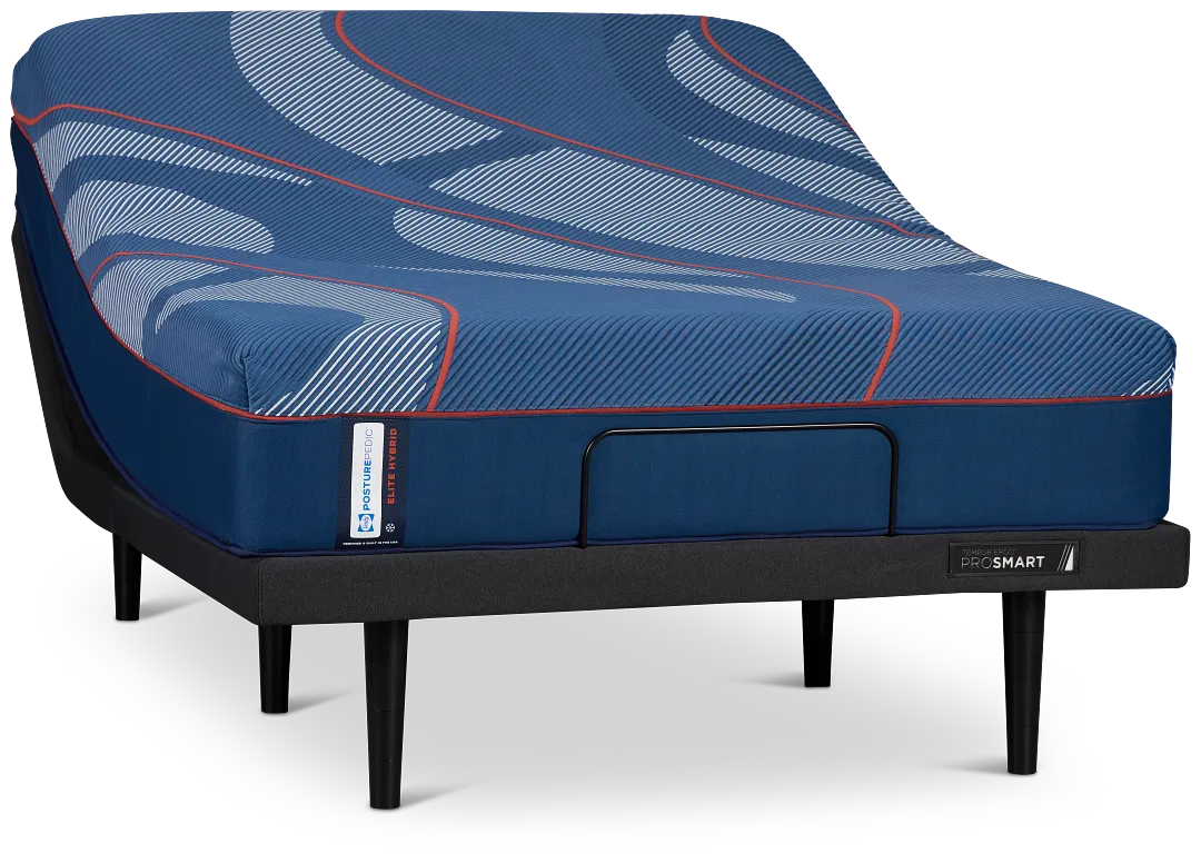 Posturepedic Elite Spring Albany 2 Medium Ergo Prosmart Adjustable Mattress Set