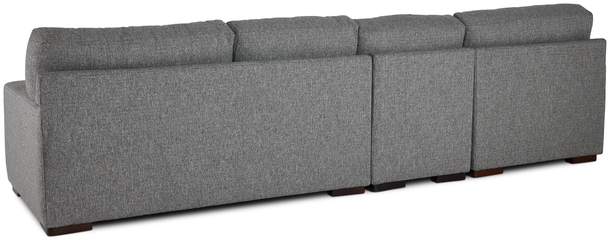 Veronica Dark Gray Down Small Left Chaise Sectional