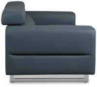 Drew Dark Blue Micro Sofa