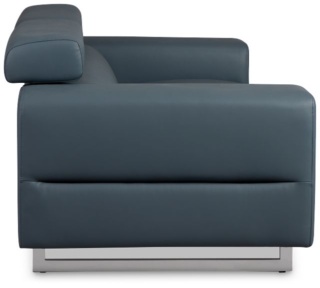 Drew Dark Blue Micro Sofa
