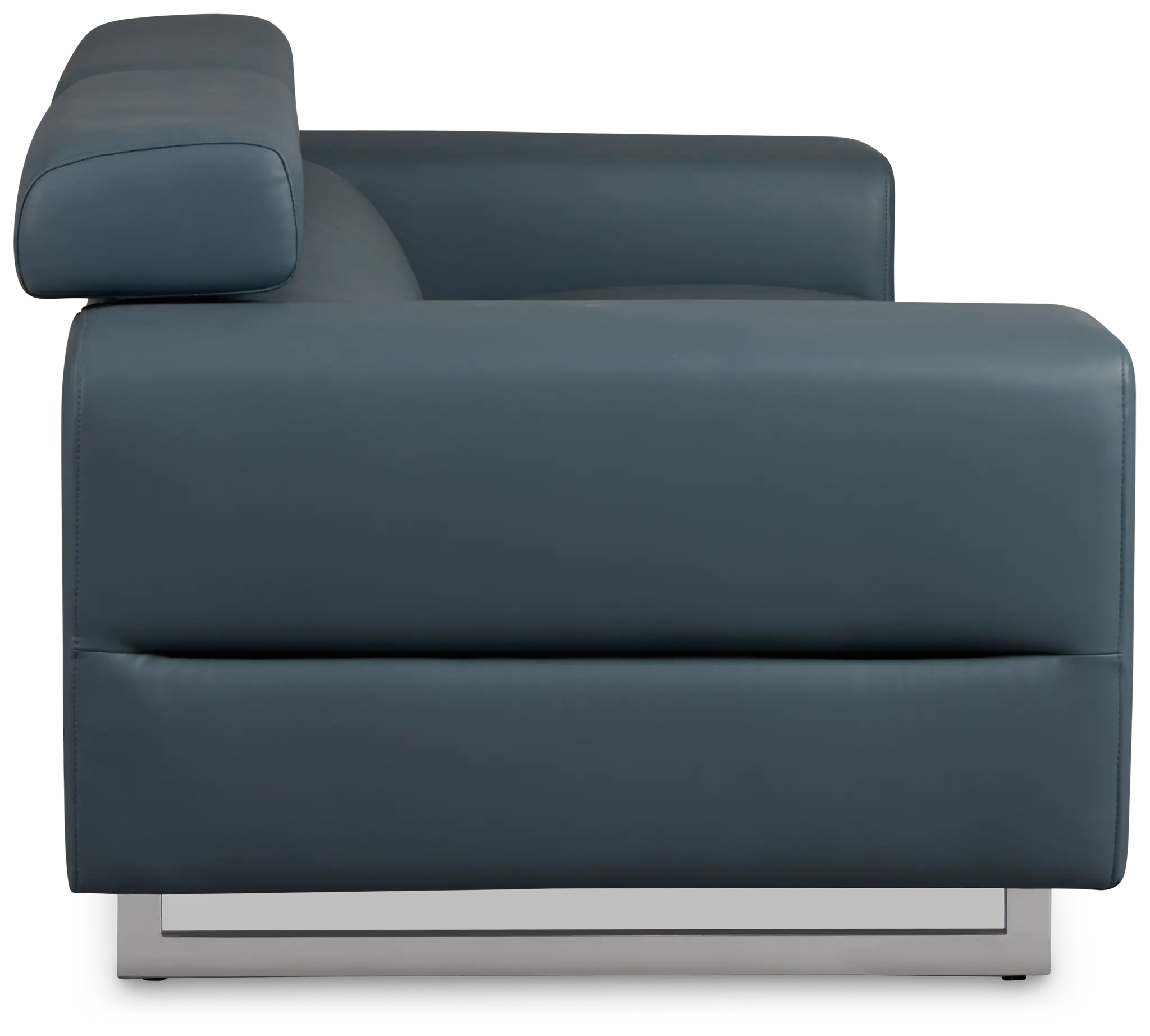 Drew Dark Blue Micro Sofa Drew Dark Blue Micro Sofa