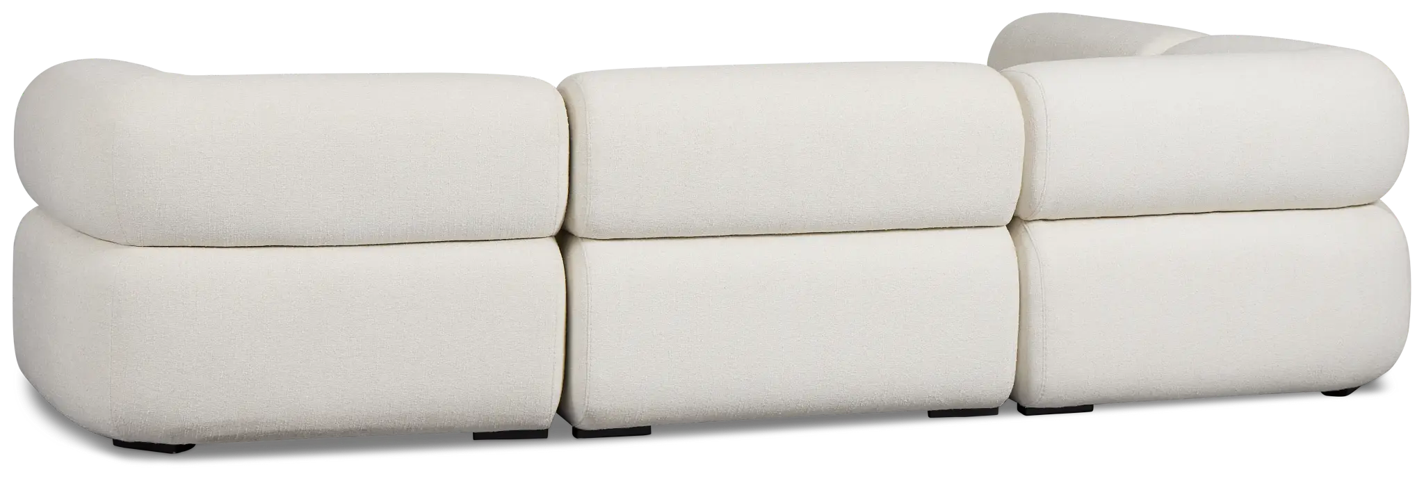 Celeste Light Beige Fabric 5-piece Left Facing Bumper Sectional Celeste Light Beige Fabric 5-piece Left Facing Bumper Sectional