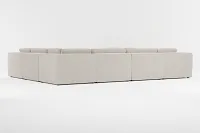 Destin Revenue Beige Fabric 8-piece Modular Sectional