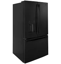 Ge 26 Series Black French Door Refrigerator