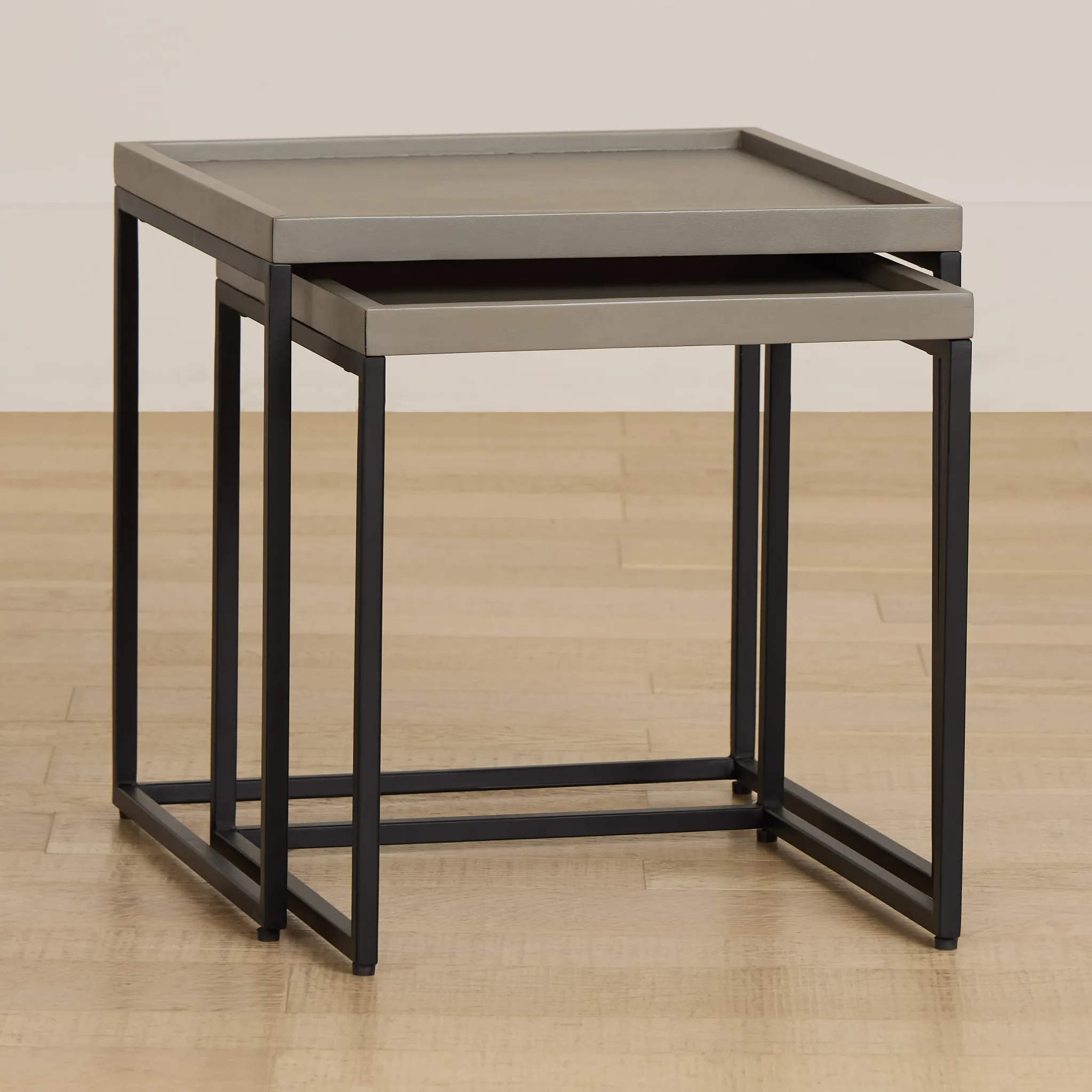 Blaine Gray Set Of 2 Nesting Tables