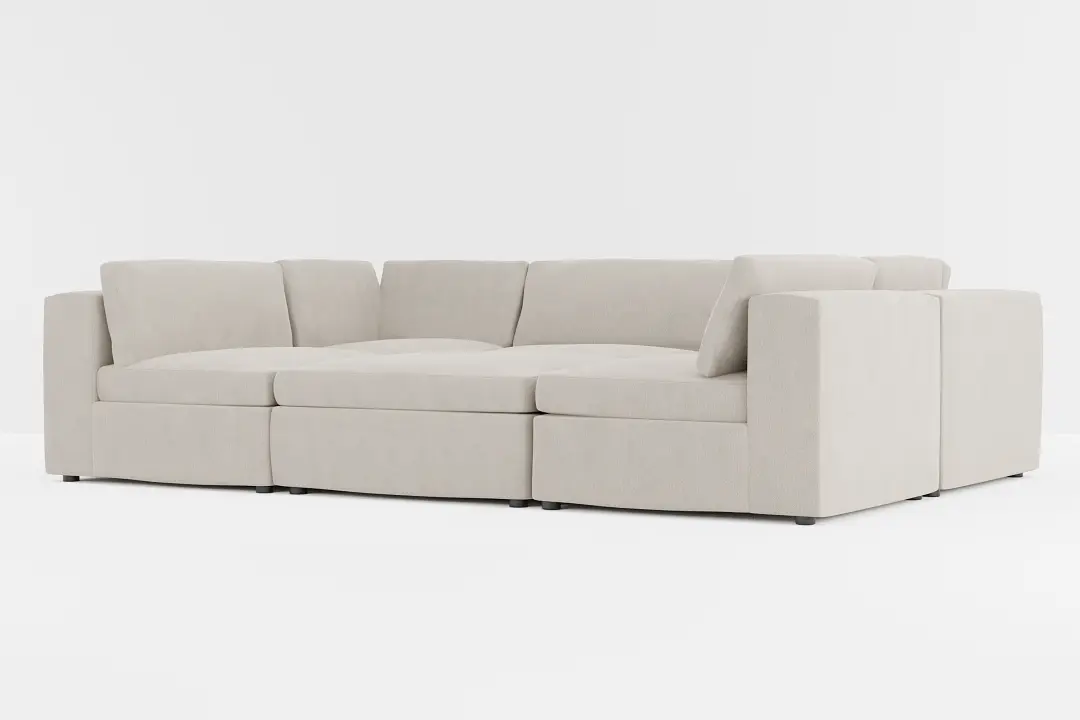 Destin Revenue Beige Fabric 6-piece Pit Sectional Destin Revenue Beige Fabric 6-piece Pit Sectional