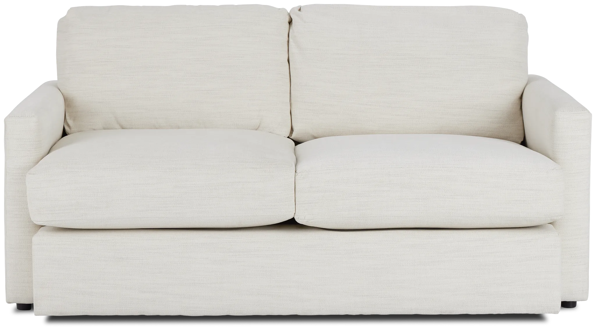 Noah Ivory Fabric Loveseat