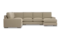 Edgewater Elite Taupe Medium Right Chaise Sectional