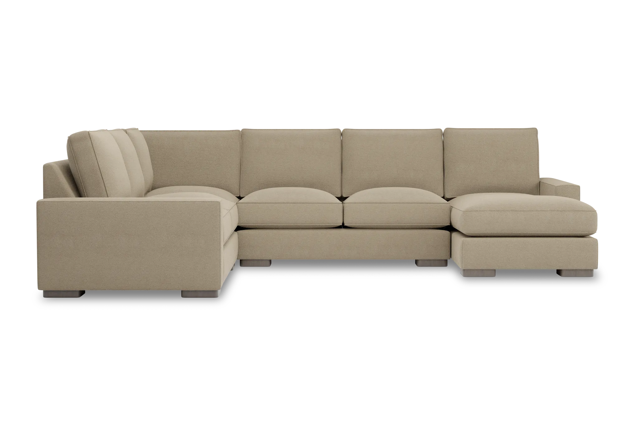 Edgewater Elite Taupe Medium Right Chaise Sectional