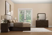 Camden Dark Tone Uph Panel Bed