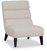 Emily Beige Fabric Accent Chair