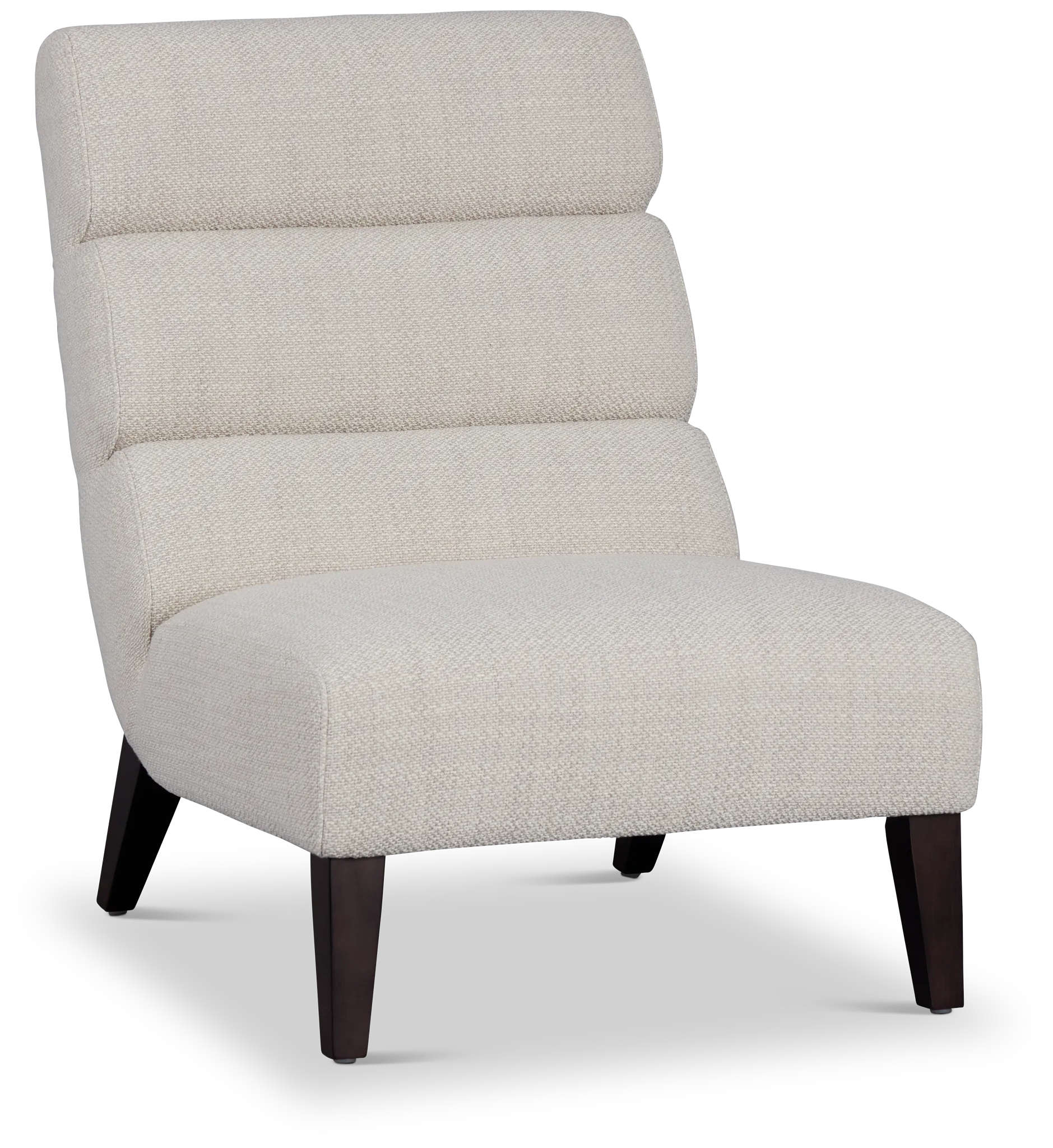 Emily Beige Fabric Accent Chair
