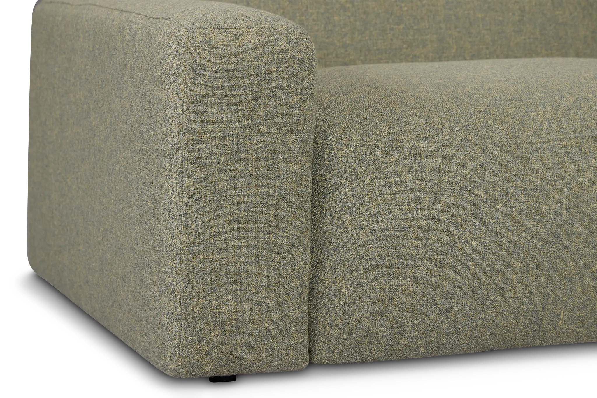 Baylor Green Fabric 5-piece Right Facing Bumper Sectional Baylor Green Fabric 5-piece Right Facing Bumper Sectional