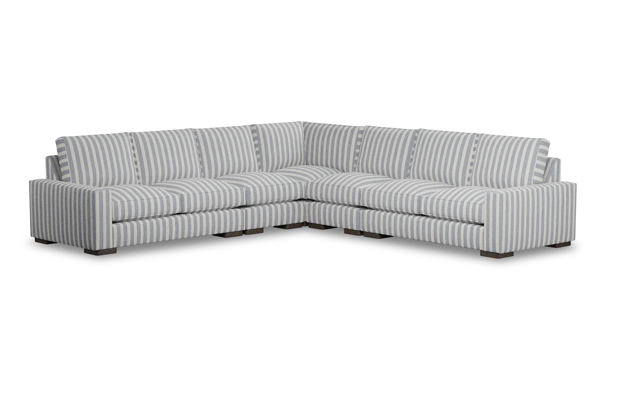 Edgewater Sea Lane Dark Blue Large Two-arm Sectional