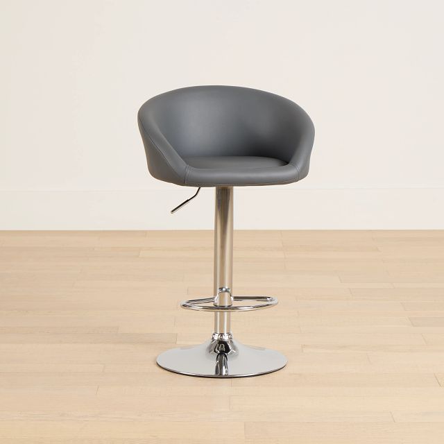 Dayton Gray Uph Adjustable Stool