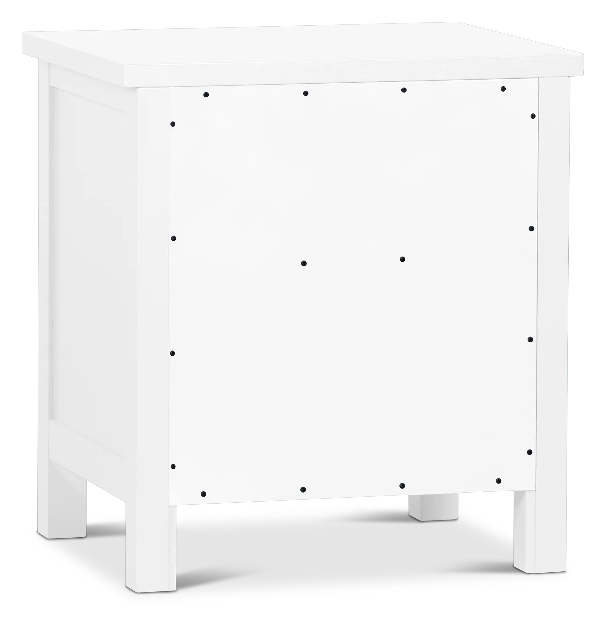 Charleston White 1-drawer Nightstand Charleston White 1-drawer Nightstand