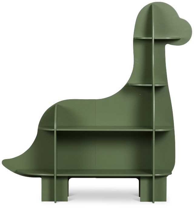Dinosaur Green Storage Bookcase