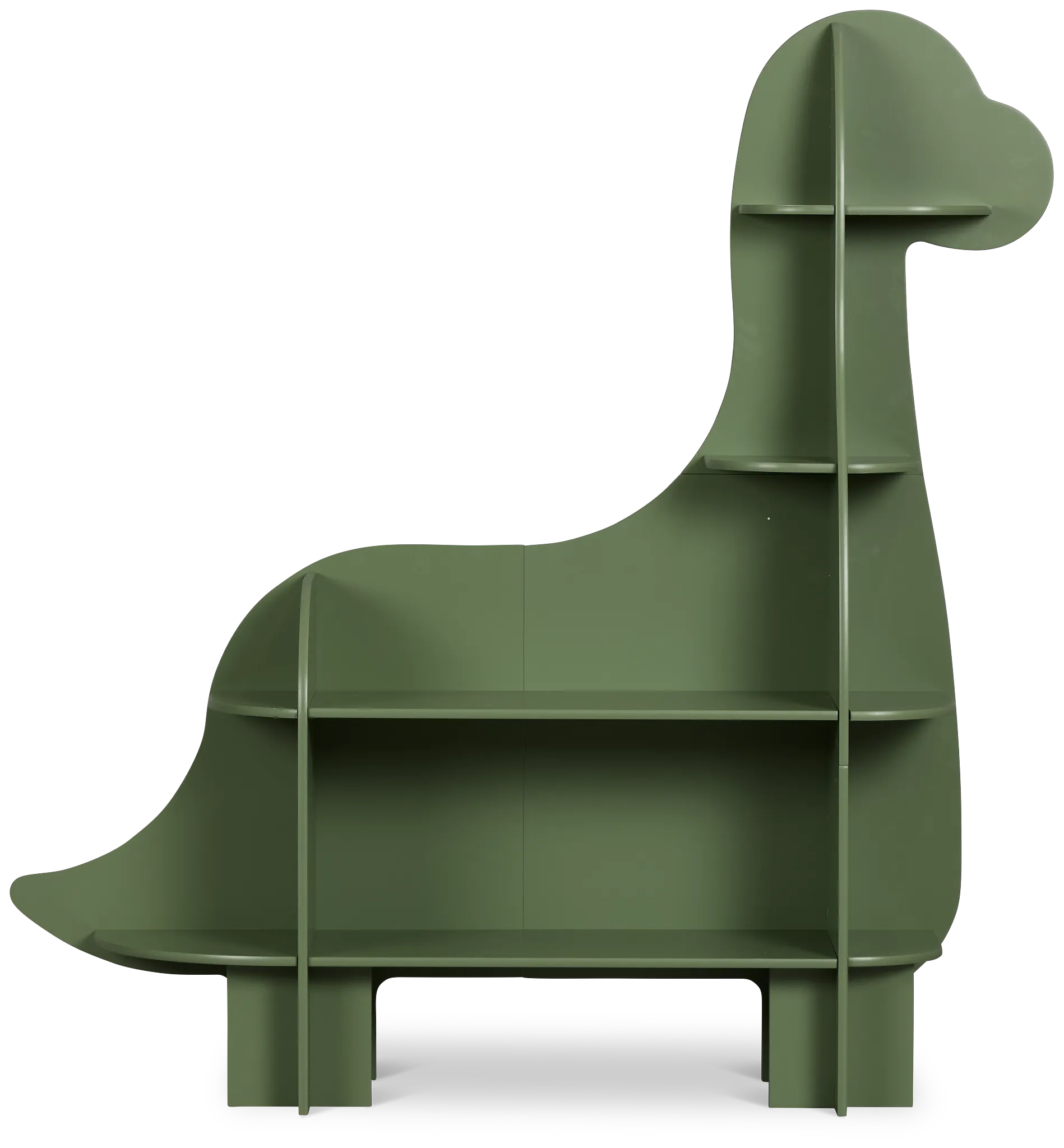 Dinosaur Green Storage Bookcase