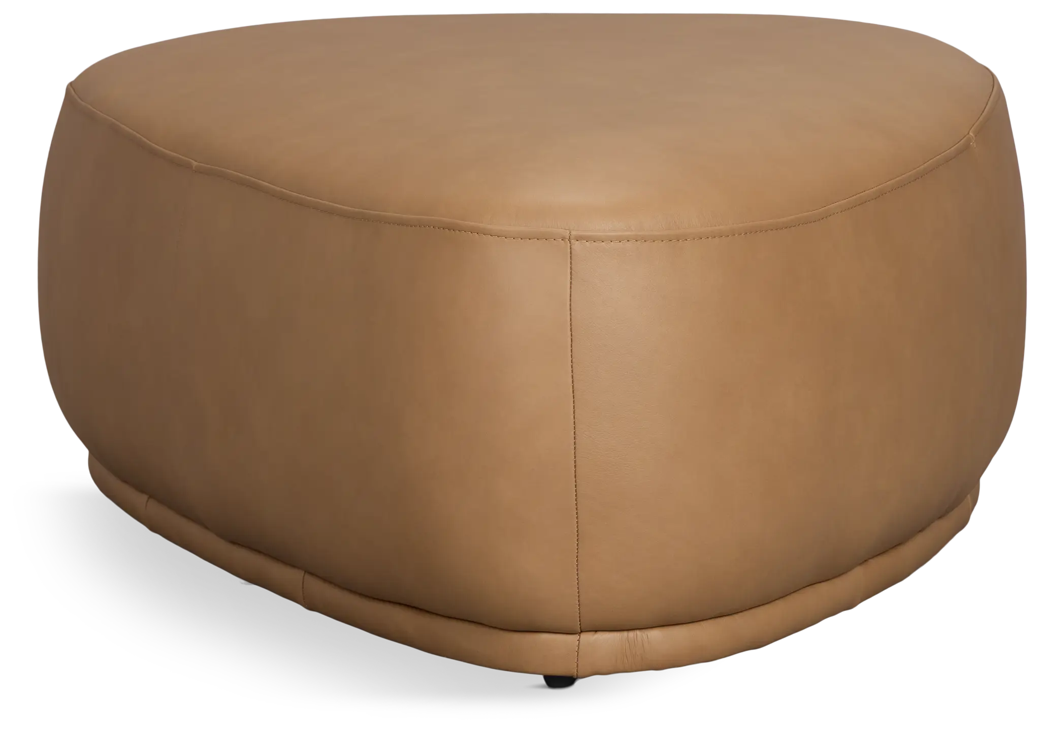 Jovi Brown Leather Large Accent Ottoman Jovi Brown Leather Large Accent Ottoman