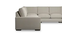Edgewater Peyton Beige Large Right Chaise Sectional