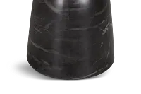 Merrick Black Round End Table