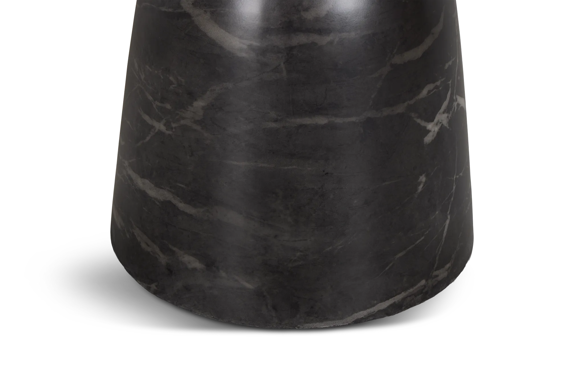 Merrick Black Round End Table