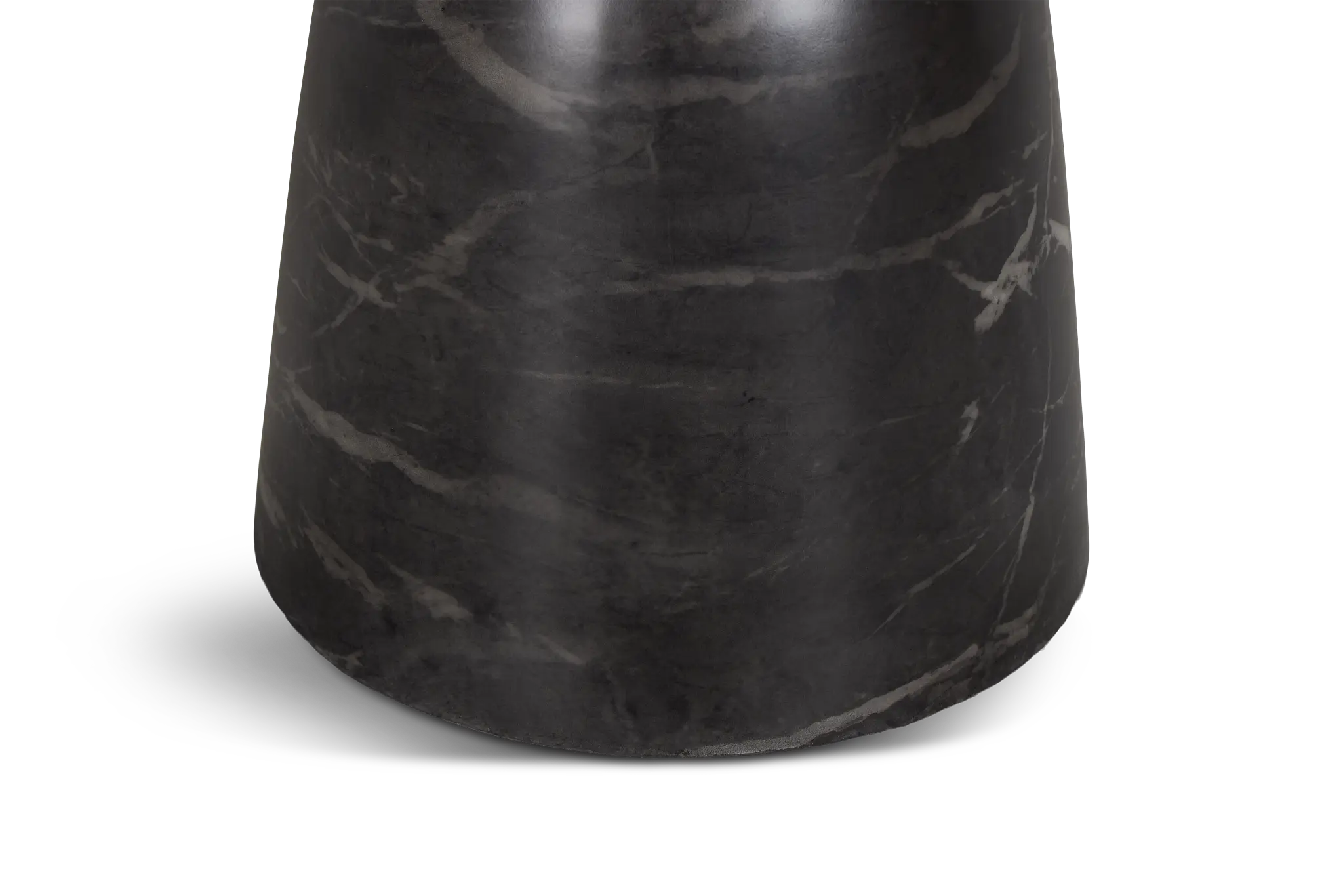 Merrick Black Round End Table Merrick Black Round End Table