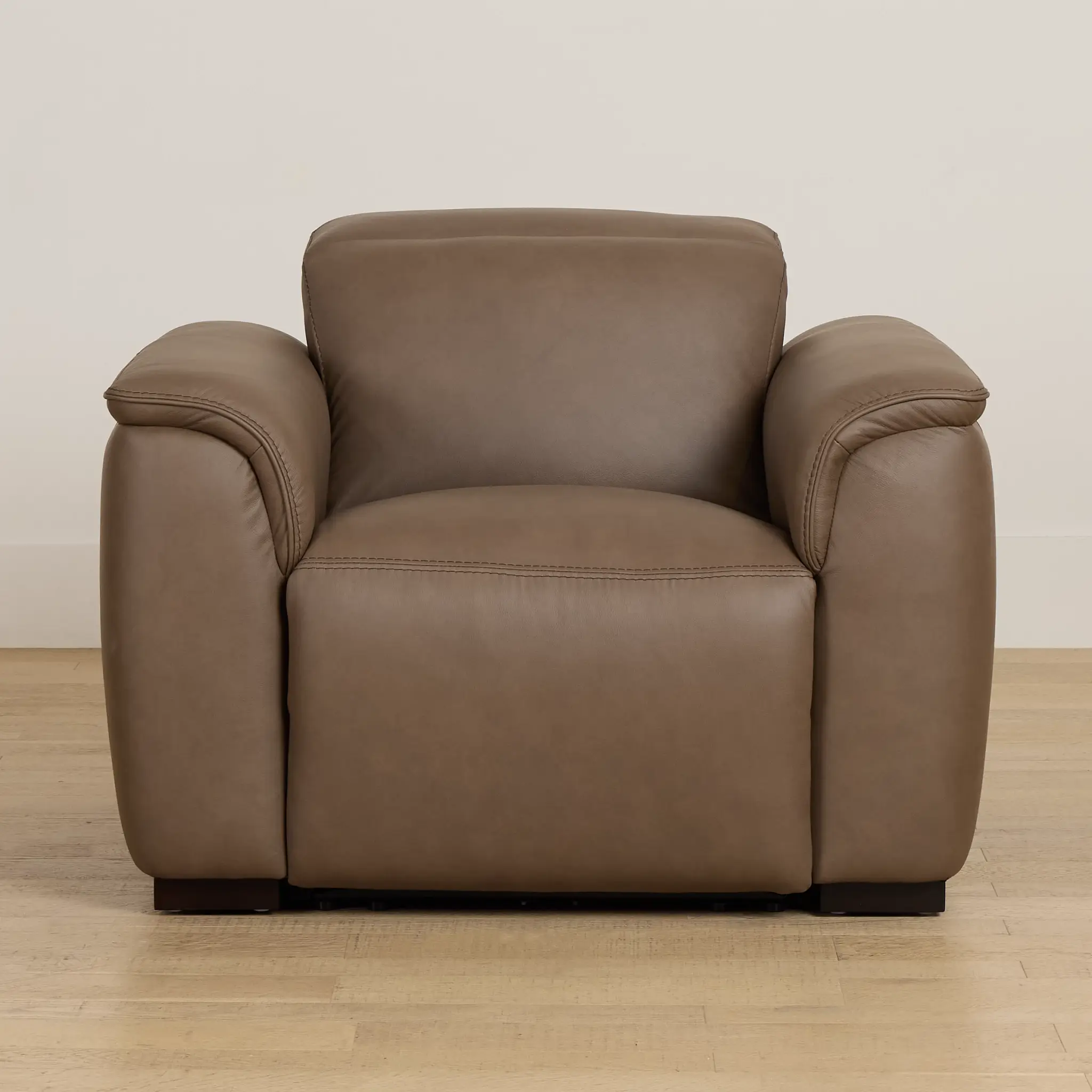 Flexsteel Brodie Dark Brown Leather/Vinyl Power Recliner Flexsteel Brodie Dark Brown Leather/Vinyl Power Recliner