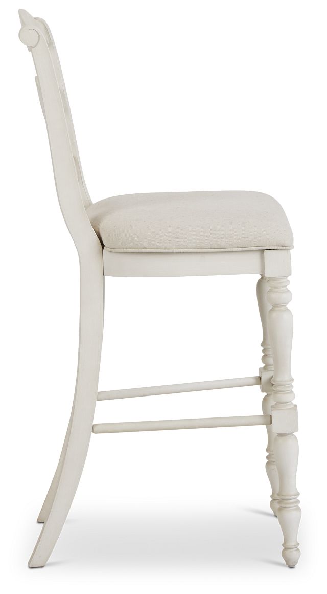 Savannah Ivory 30" Wood Barstool