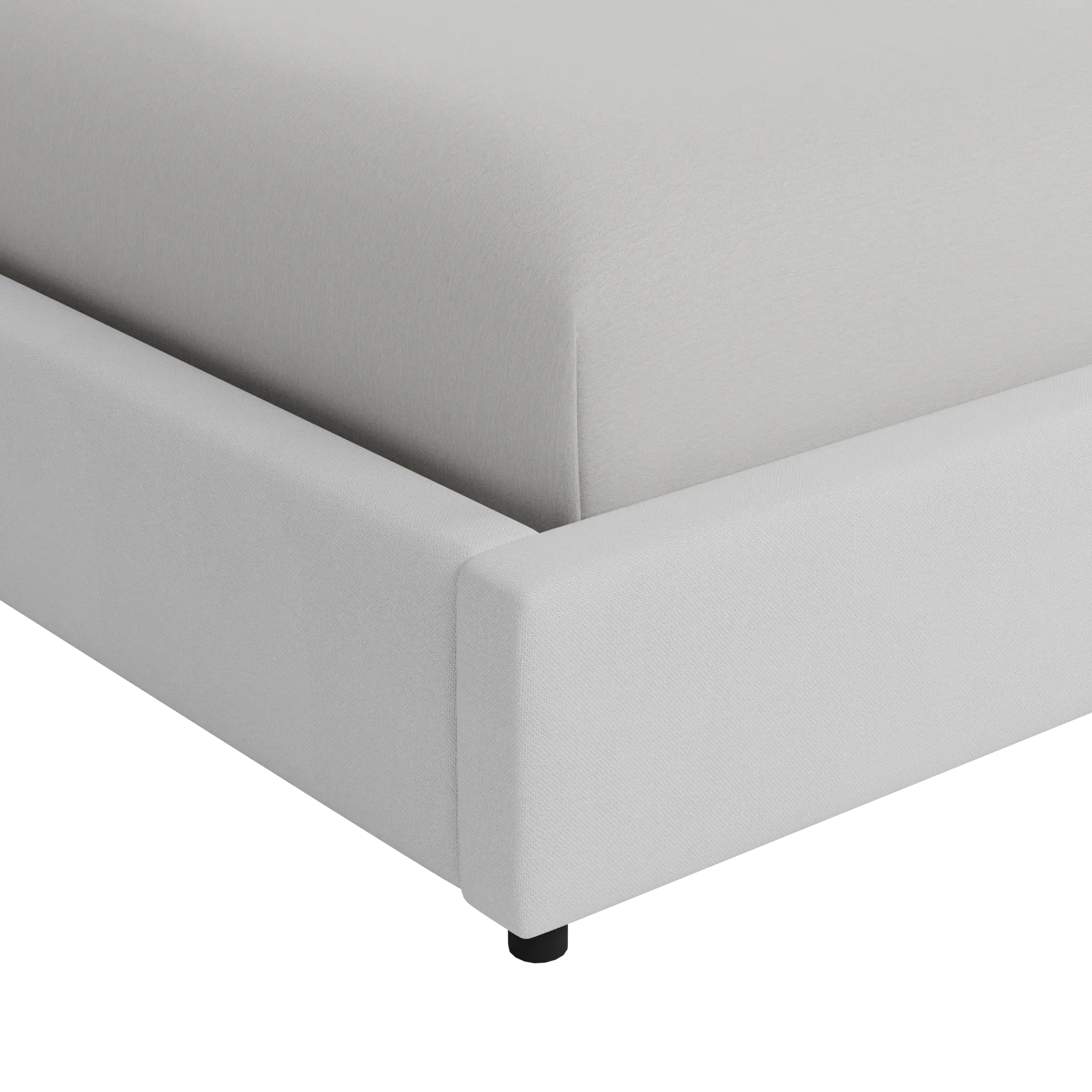 Grayton Suave White 54" Upholstered Platform Bed Grayton Suave White 54" Upholstered Platform Bed