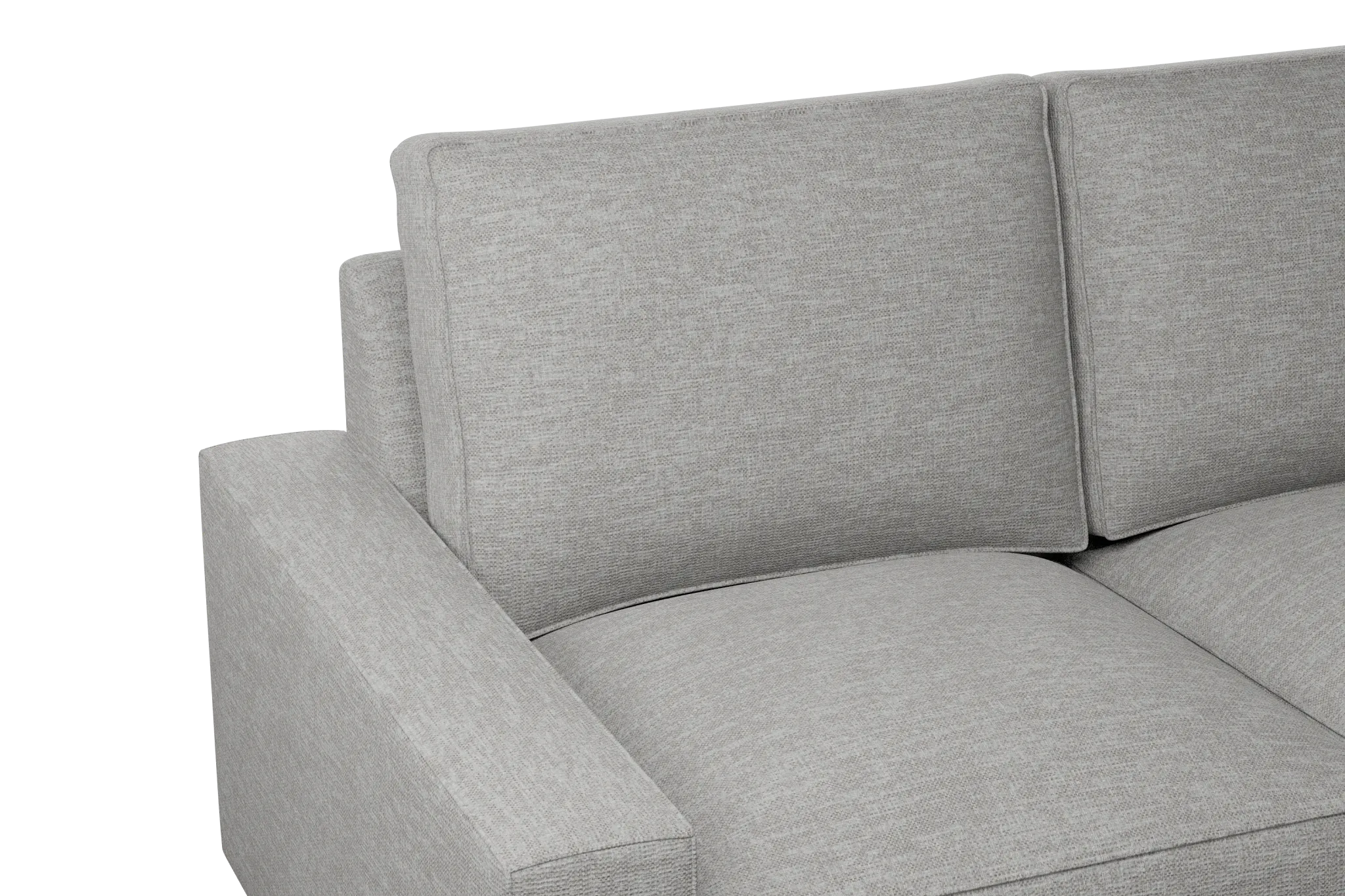Edgewater Victory Gray Medium Right Chaise Sectional