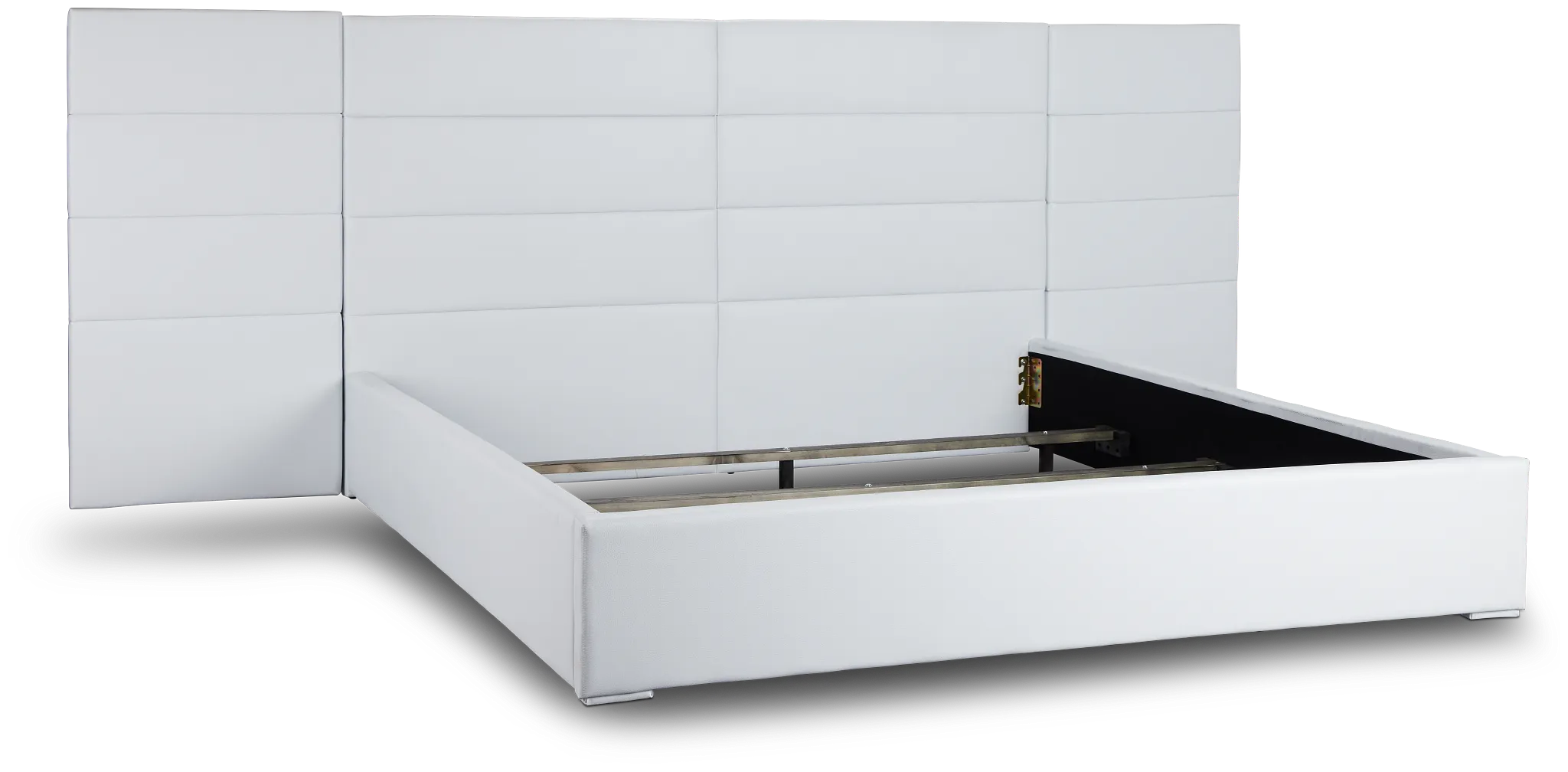 Doral White Uph Spread Bed