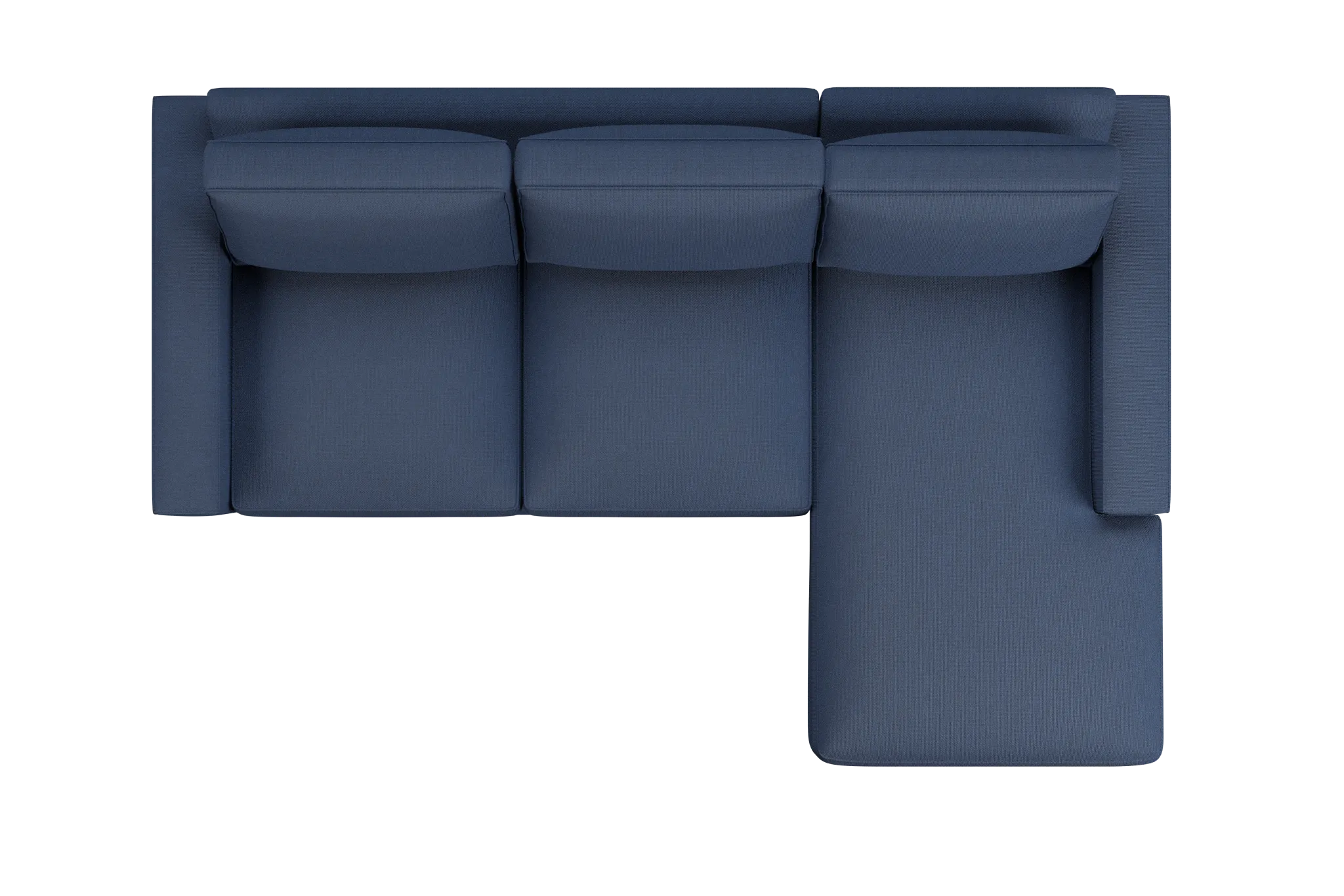 Edgewater Revenue Dark Blue Right Chaise Sectional
