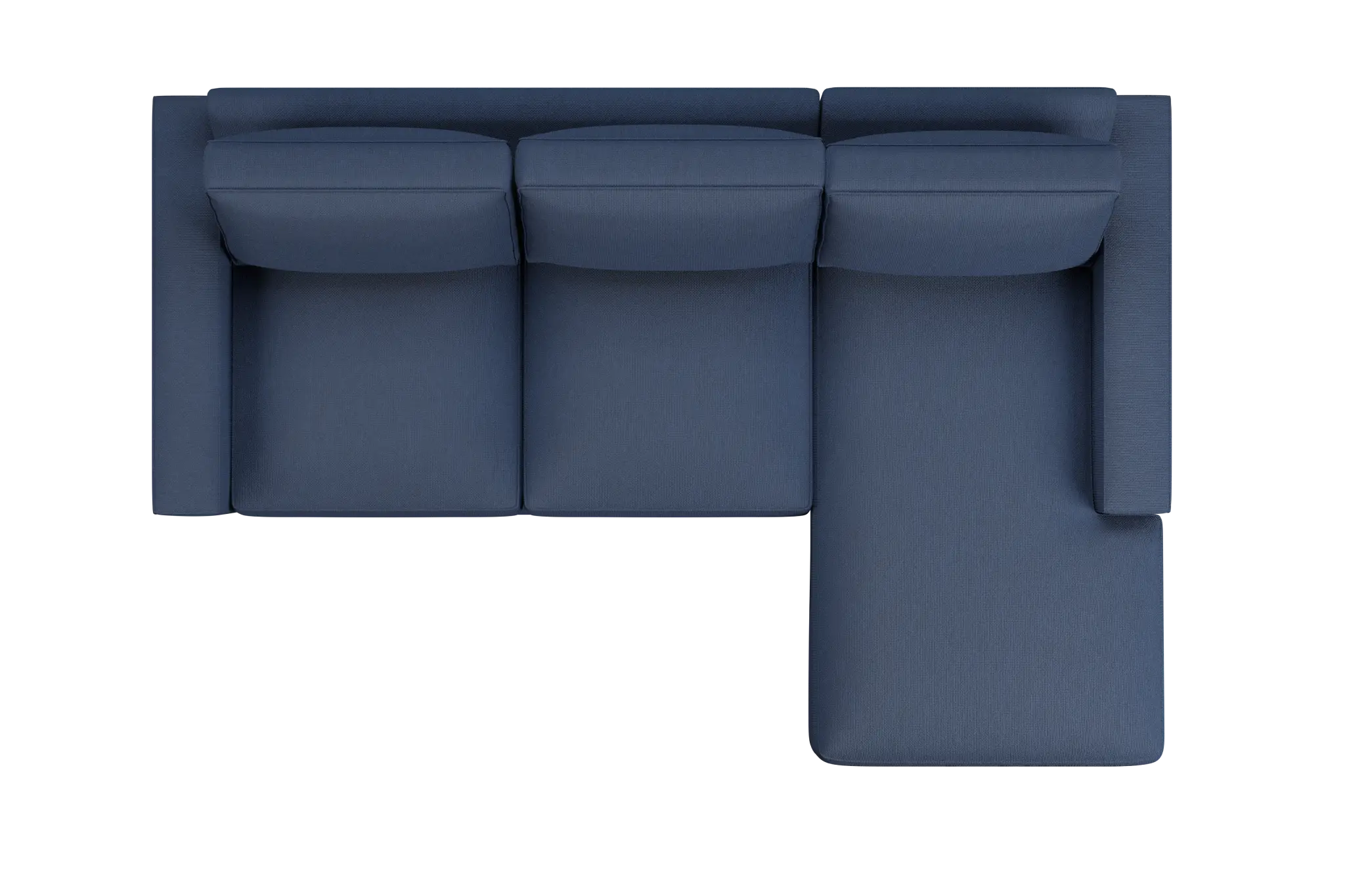 Edgewater Revenue Dark Blue Right Chaise Sectional Edgewater Revenue Dark Blue Right Chaise Sectional