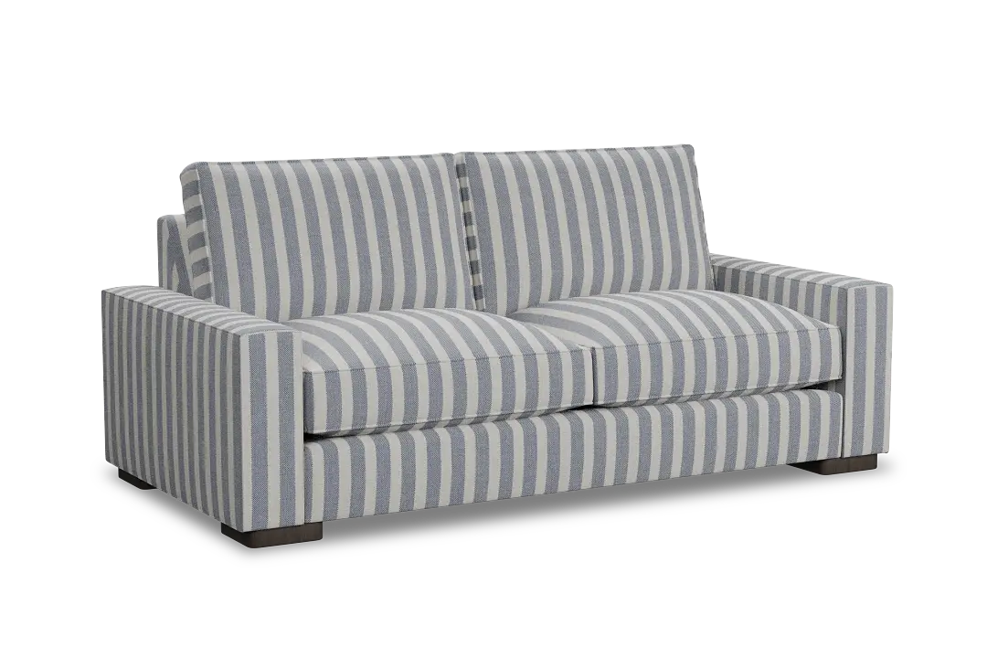 Edgewater Sea Lane Dark Blue 84" Sofa W/ 2 Cushions Edgewater Sea Lane Dark Blue 84" Sofa W/ 2 Cushions