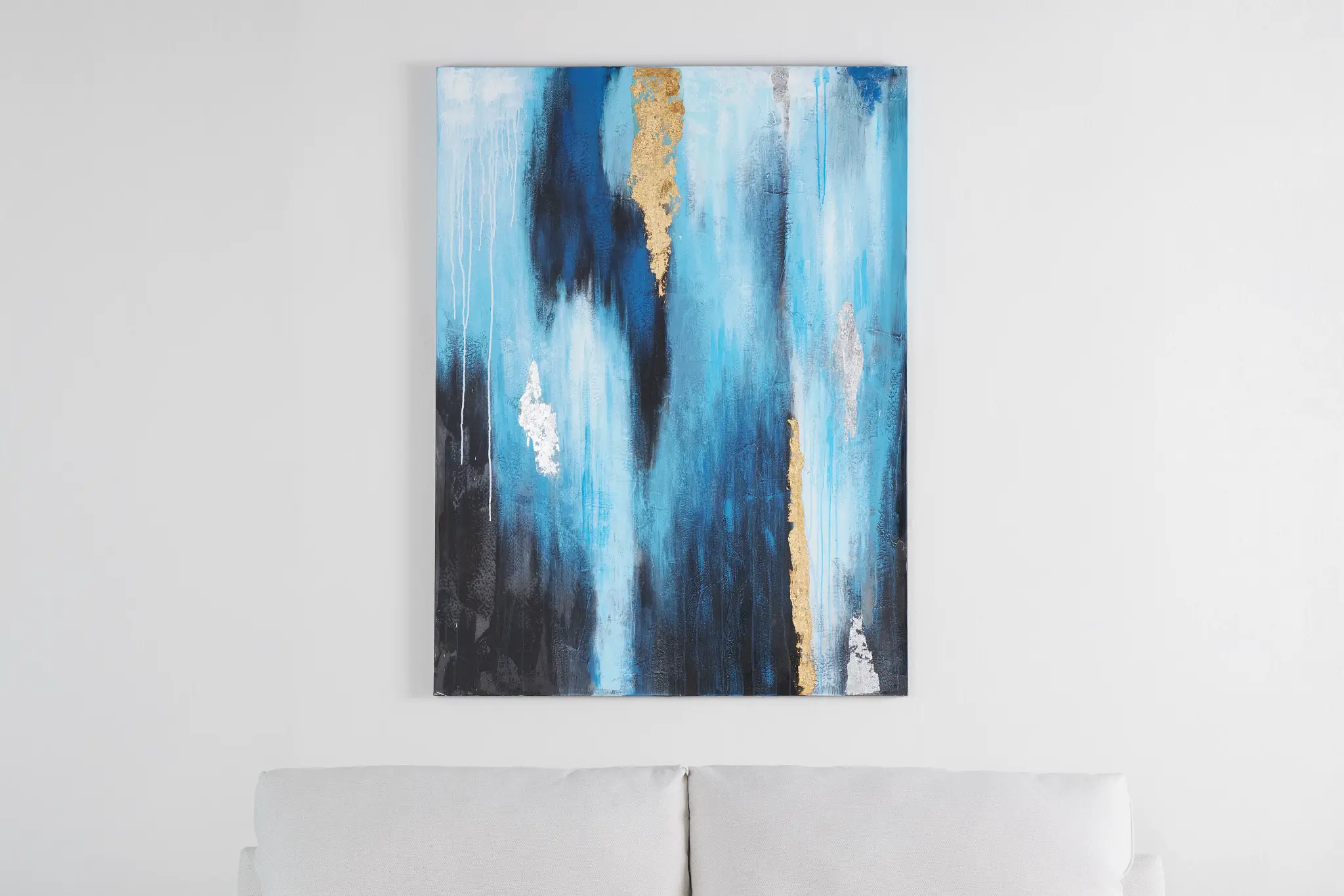 Surf Blue Canvas Wall Art Surf Blue Canvas Wall Art